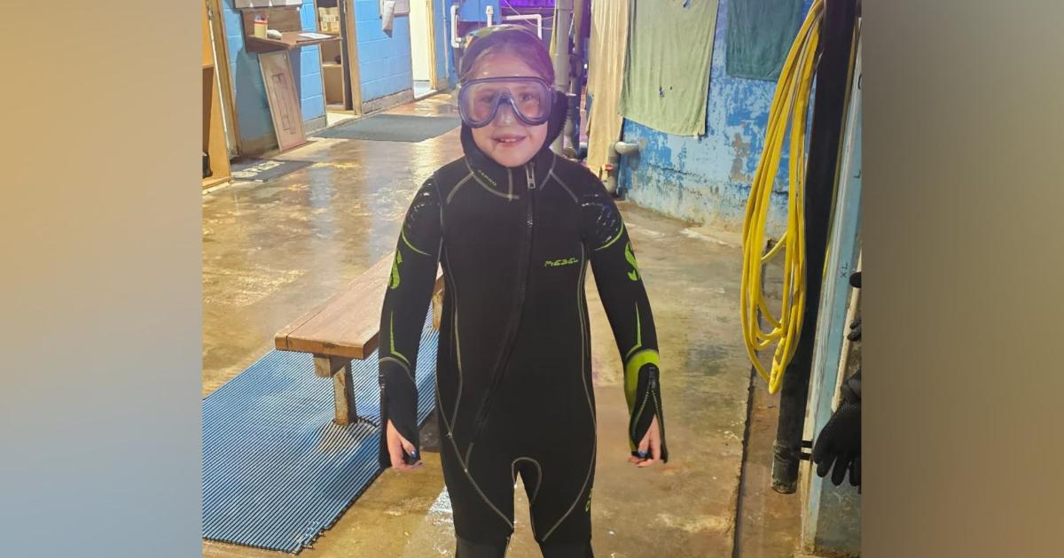 Meet the brave nine-year-old girl from Darlington who came face to face with sharks