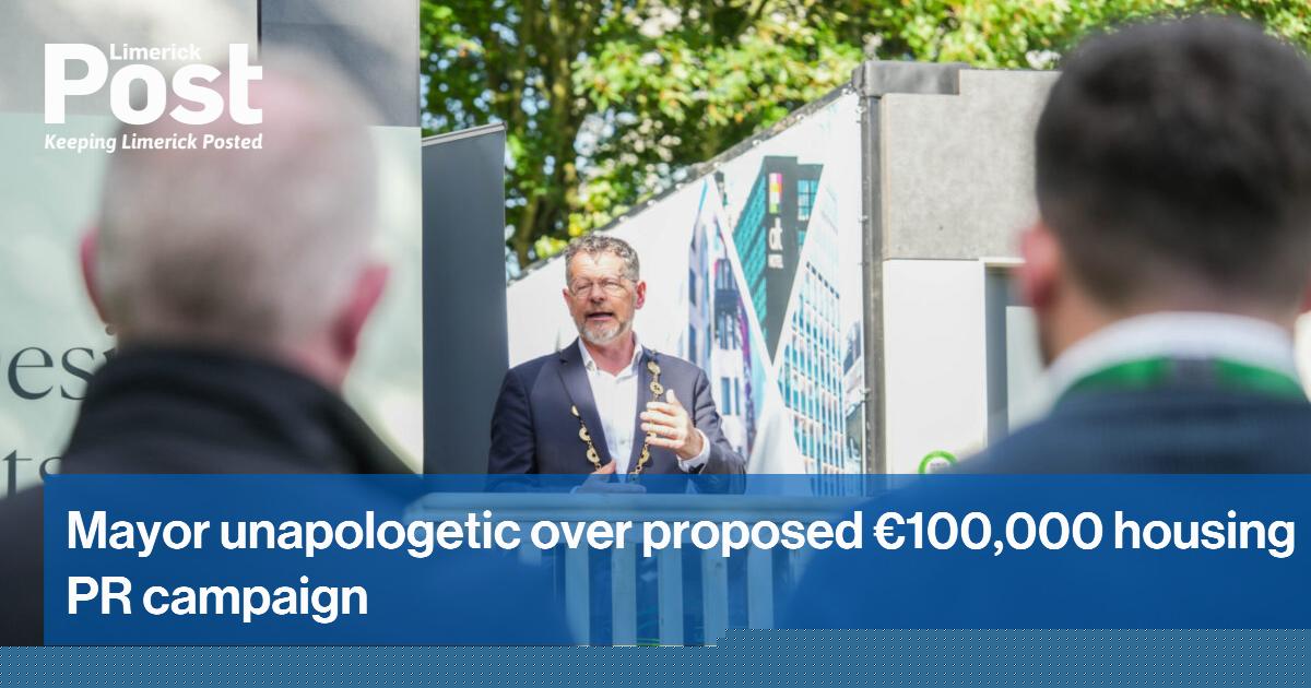Mayor unapologetic over proposed €100,000 housing PR campaign