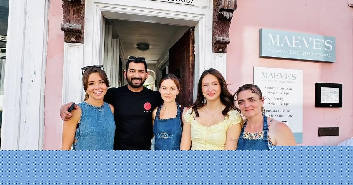 Family-run café celebrates third anniversary with customers