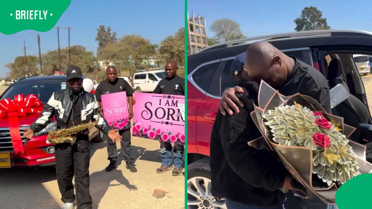 Zimbabwean man organises elaborate apology surprise for wife after relationship fallout
