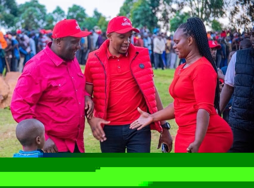 Who is this LADY spotted with MORARA KEBASO and MATIANG'I on the campaign trail? - See NYASH (PHOTO)