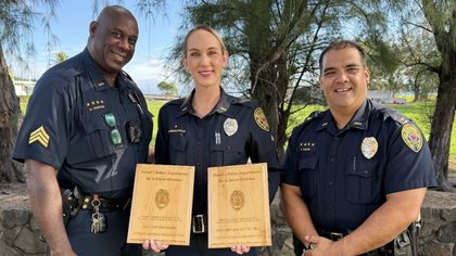 Hawai‘i Island police officer recognized third year in a row as Ka‘ū District Officer of the Year