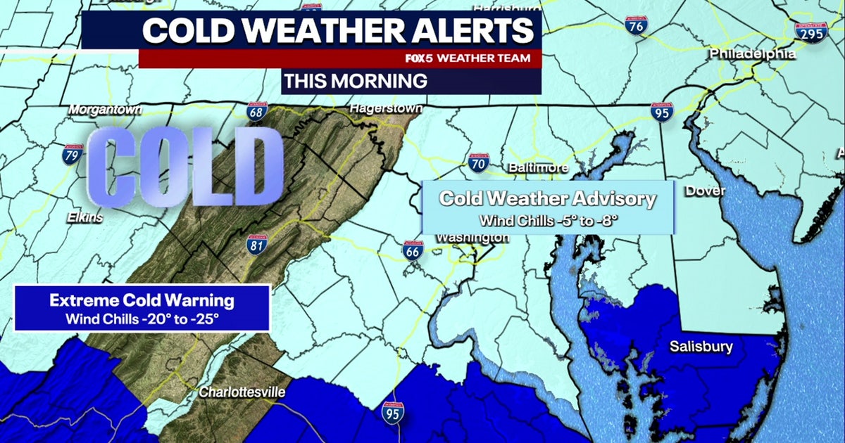 DC Weather LIVE UPDATES: Arctic air locks in across the DMV Friday as snow cleanup drags on