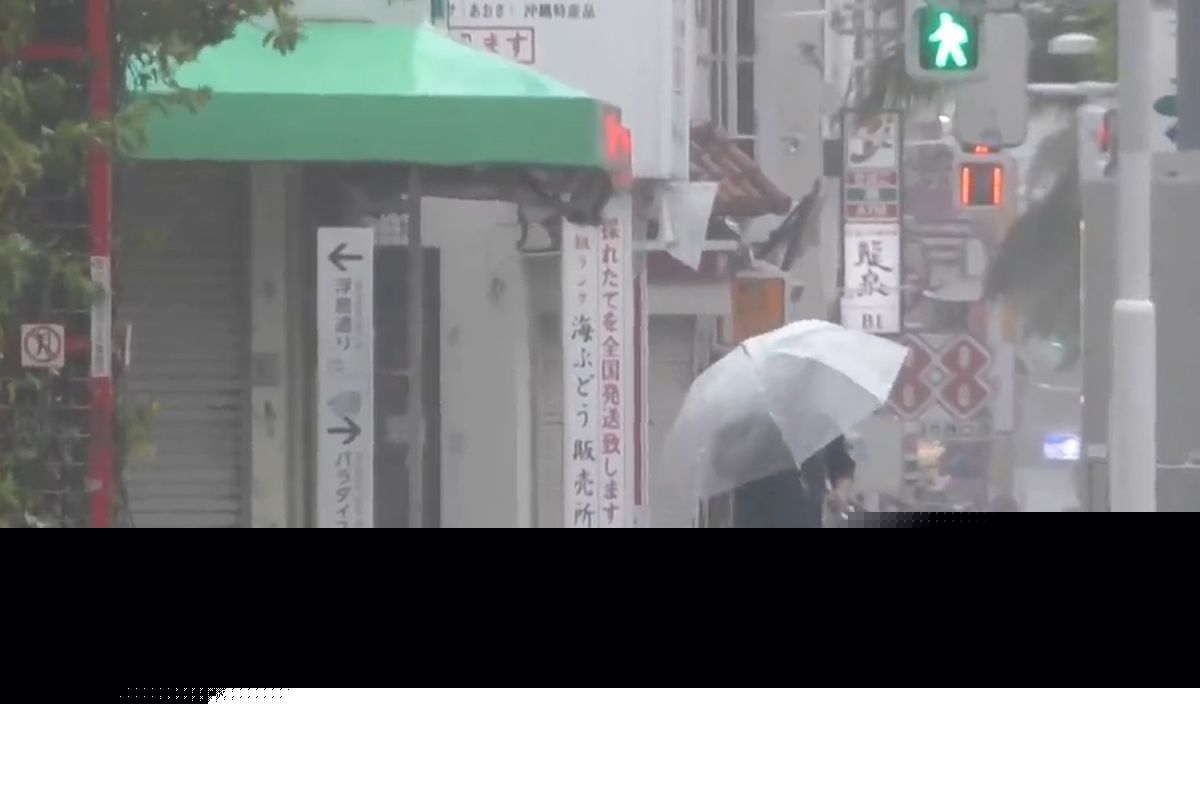 Airport closes in Okinawa as Typhoon Dolphin hits parts of southern Japan