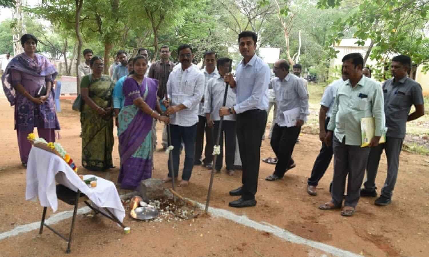 Collector A Shyam Prasad reviews Lepakshi administration