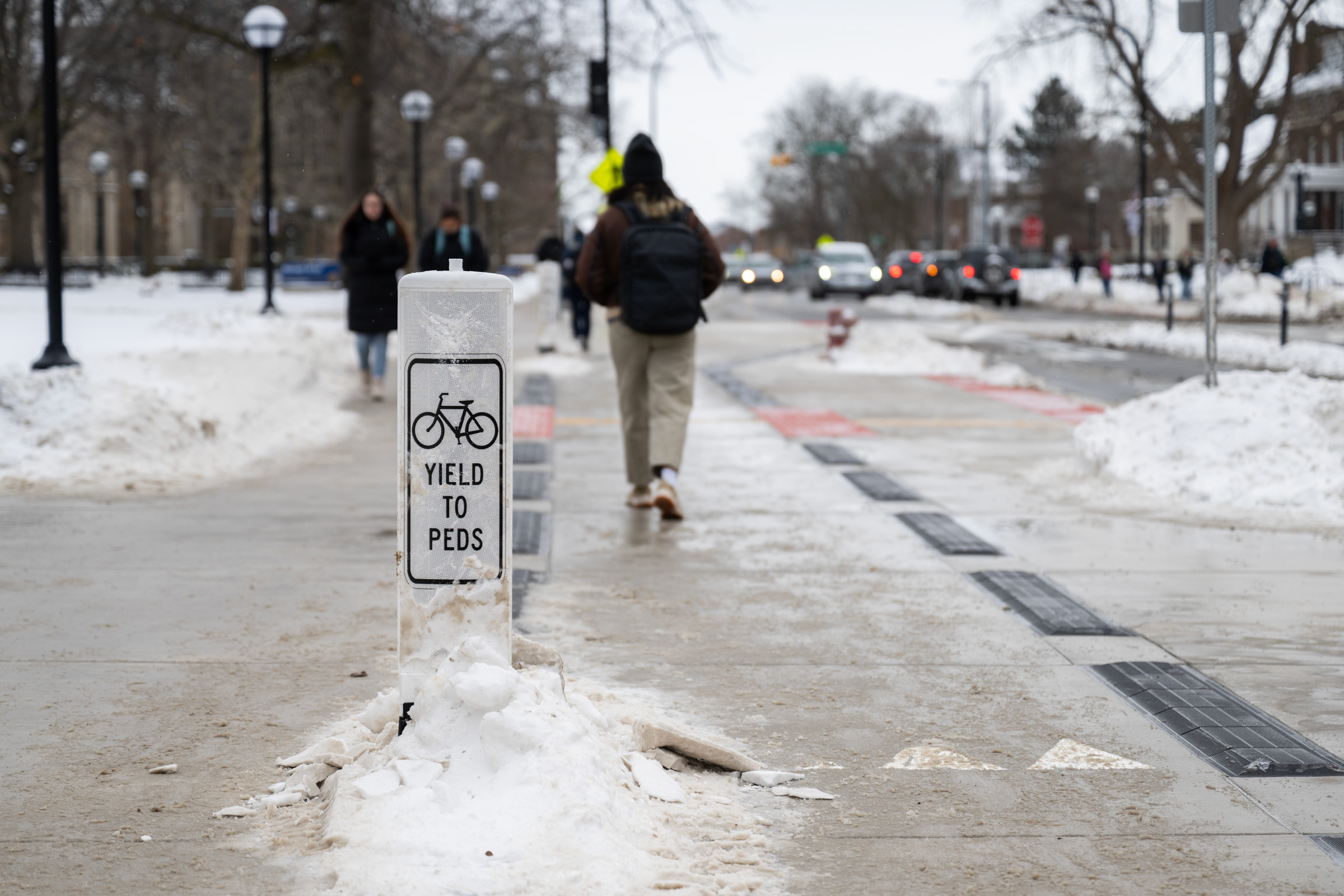 State Street’s new bike and pedestrian infrastructure receives mixed reviews