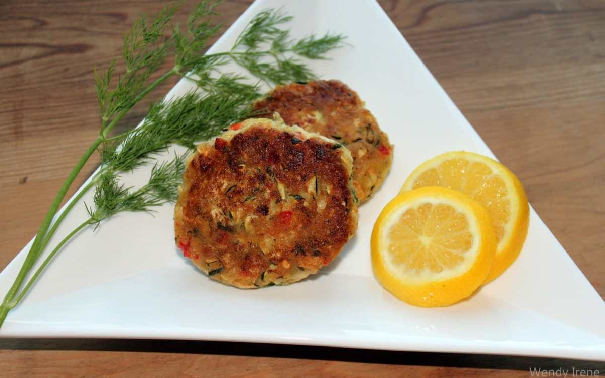 Zucchini Cakes [Vegan, Gluten-Free]