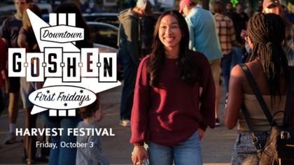 Downtown Goshen harvest festival first Friday event October 3