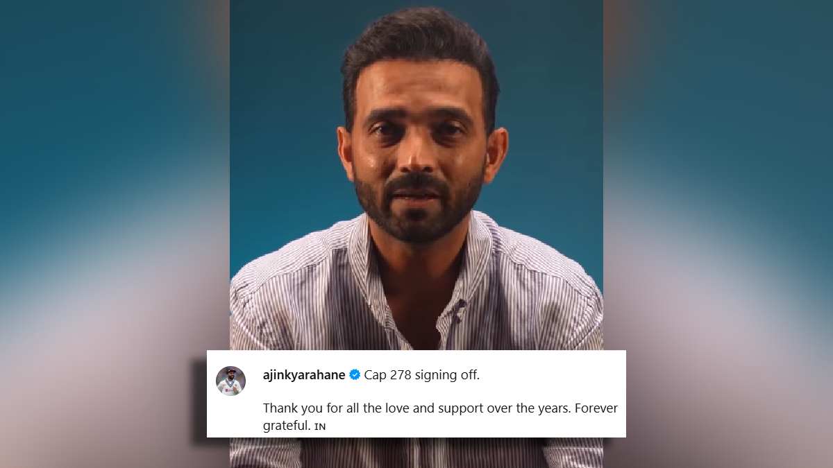 Ajinkya Rahane Retires With An Emotional Note: 'Cap Number 278, Signing off' [WATCH]