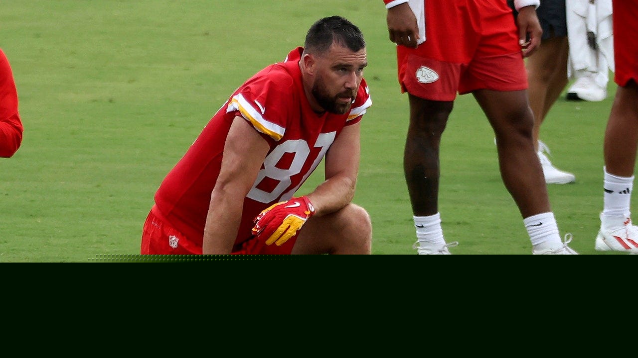 Fans stunned at Travis Kelce's training camp physique after nuptials to Taylor Swift