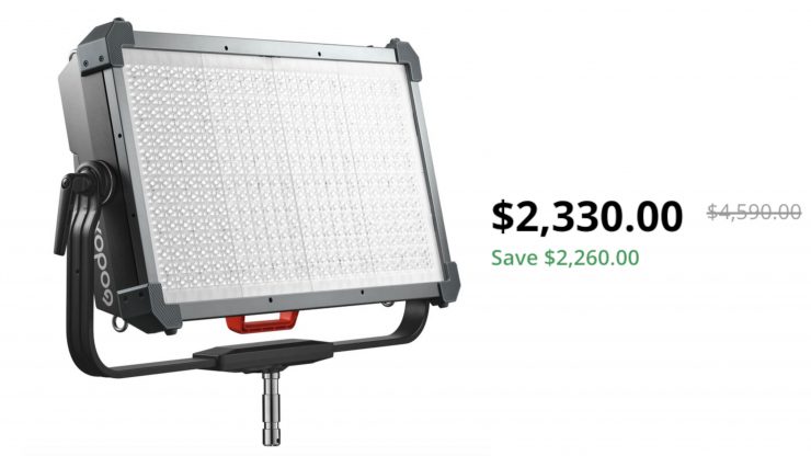 Save $2,260 USD on the Godox KNOWLED P1200R Hard RGB LED Light Panel