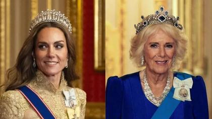 All the dazzling tiaras worn for the state banquet at Windsor Castle honouring the Trumps