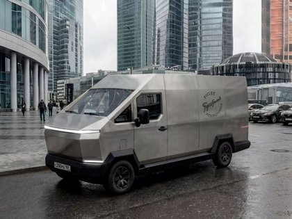 Russo-Balt F200 electric van looks like Cybertruck’s beefed-up sibling