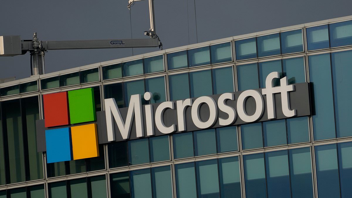 Microsoft leads Wall Street slide with more than £300bn wiped off the value of the US tech titan