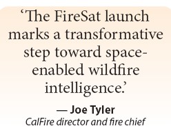 Satellites expected to boost California’s wildfire response