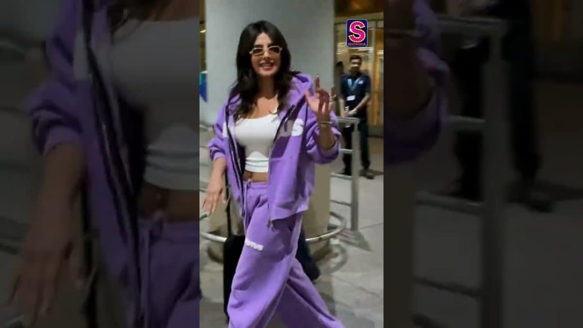 Desi Girl is Back!  Priyanka Chopra Touches Down in Mumbai | N18S #shorts #viral