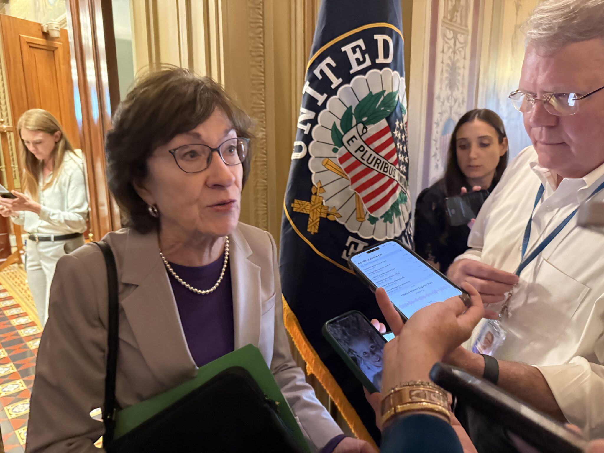 Maine GOP Sen. Collins says Trump should be sued by GAO for illegally canceling funds