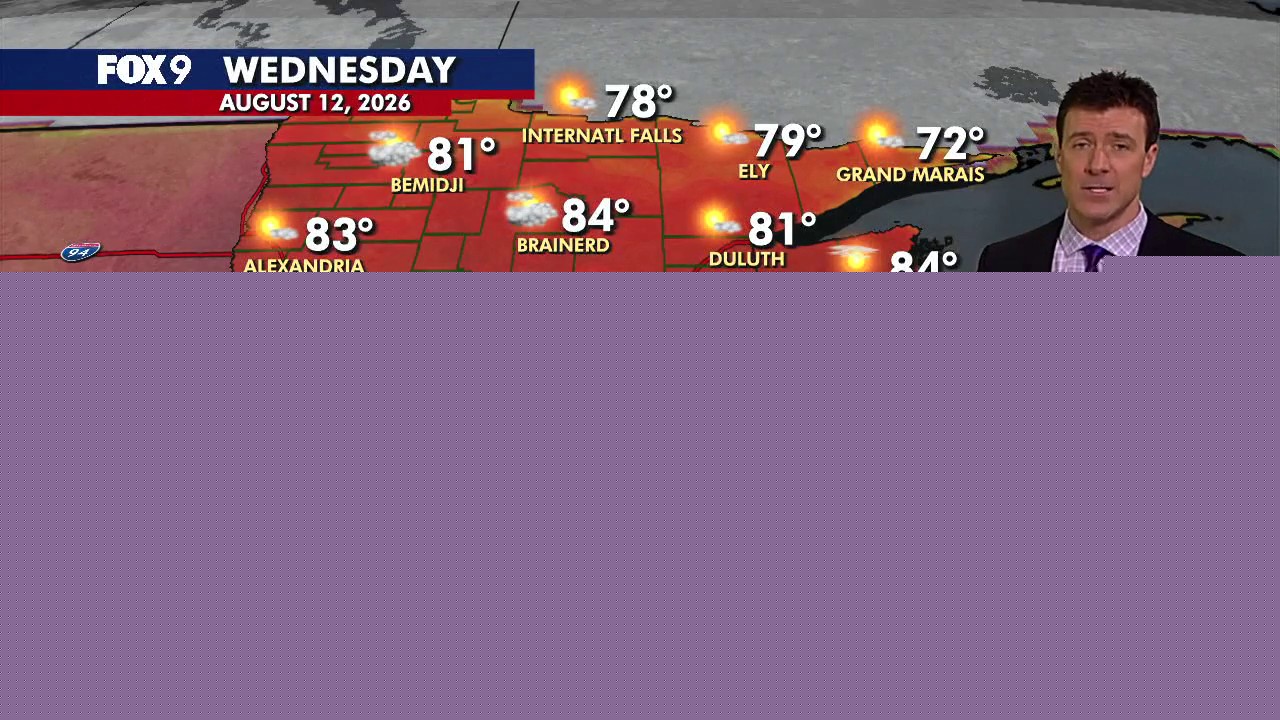 MN weather: Warm with hazy sunshine Wednesday
