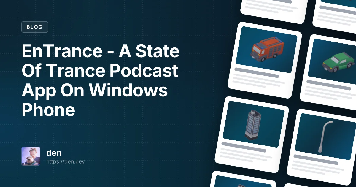 EnTrance - A State Of Trance Podcast App On Windows Phone