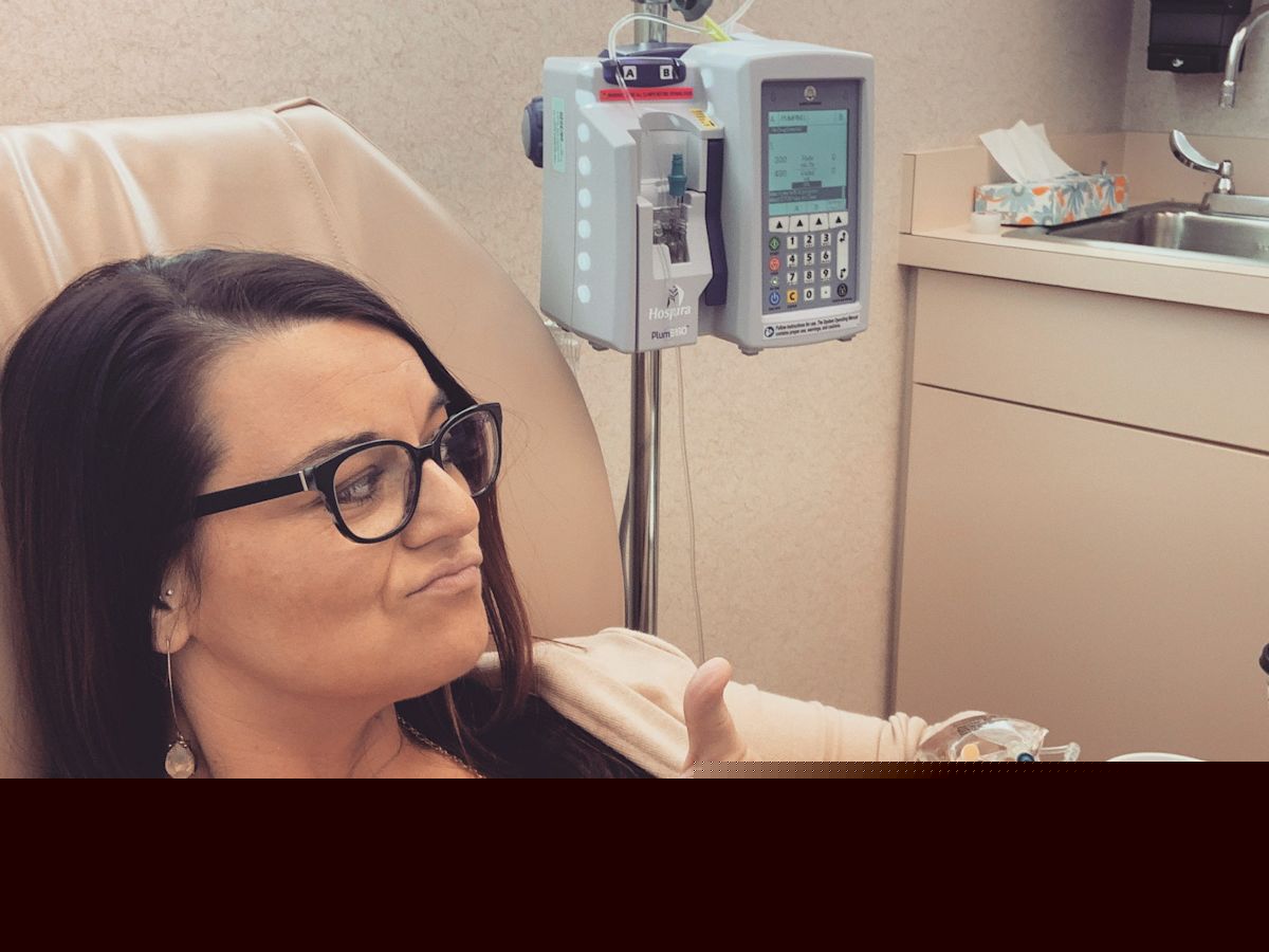 A 33-year-old nurse thought her bleeding was caused by hemorrhoids. She was diagnosed with stage 3 colon cancer.