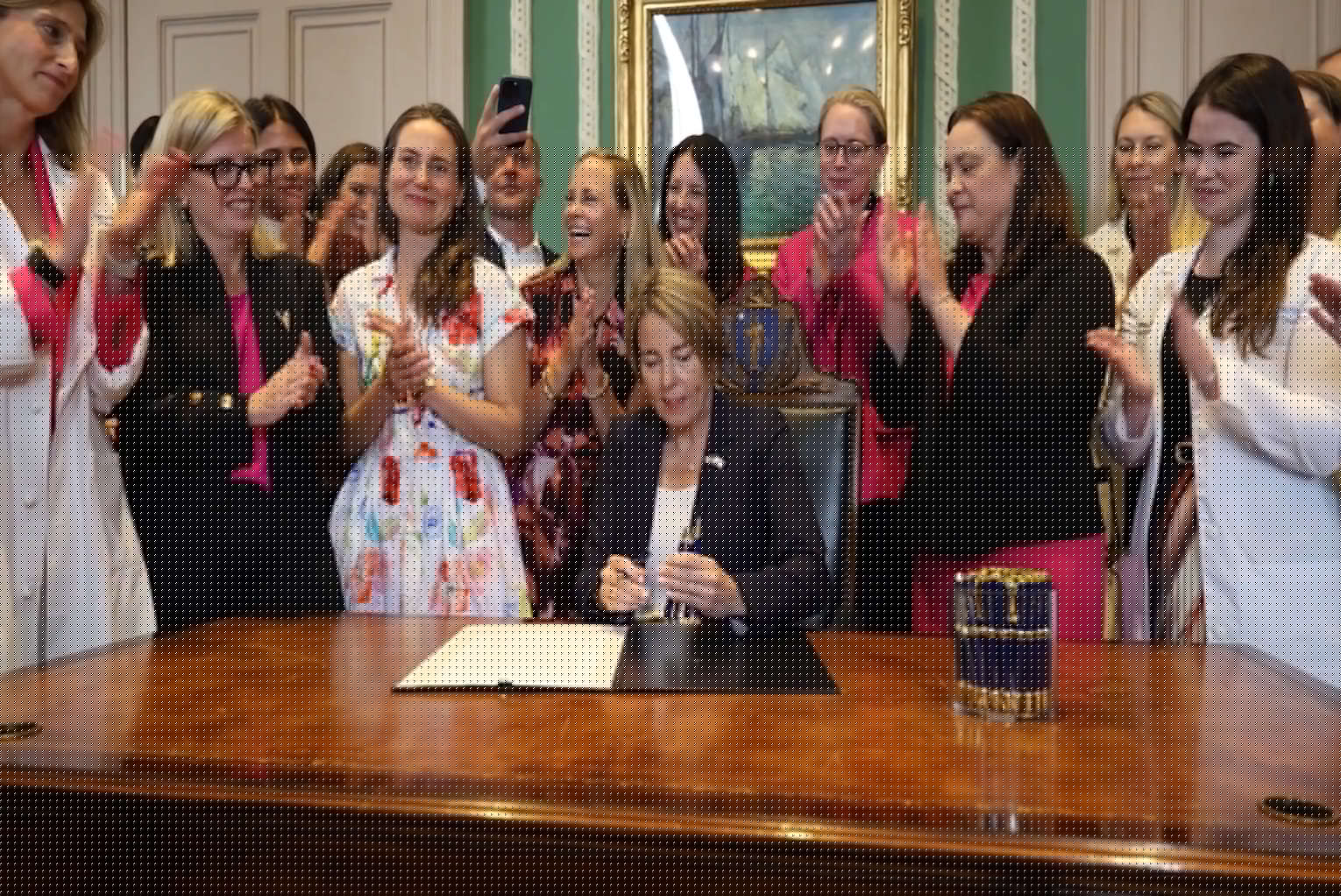 ‘Purely Demonic’: Women Clap and Giggle as Law Allowing Them to Murder Their Own Children Is Signed