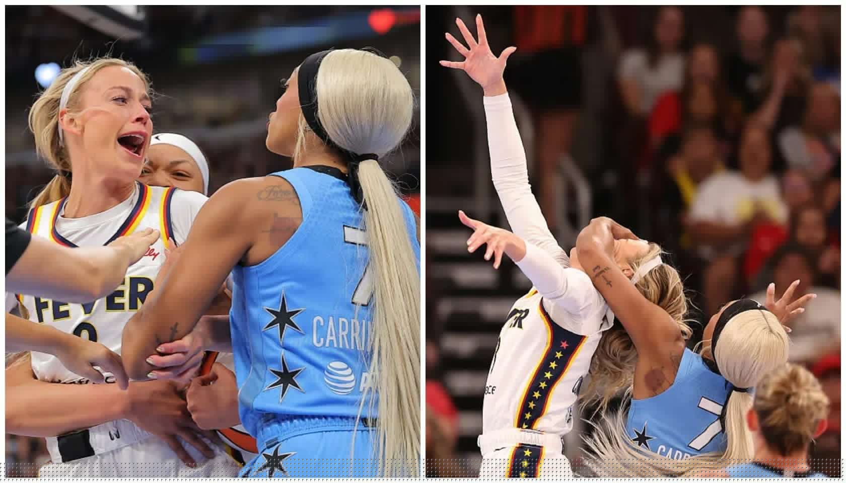 ‘The Worst Human Roaming The Earth!’ — DiJonai Carrington Claims ‘White Privilege’ After Ejection For Sophie Cunningham Foul: 16 Split Social Media Reactions