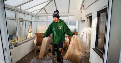 Flooded Devon dad living in fear as new deluge looms