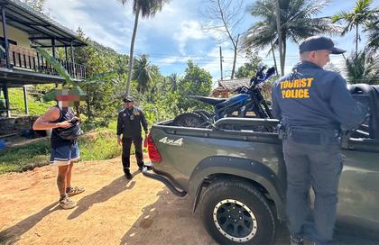 German Employer, Myanmar Guide Caught in Illegal Tourism on Koh Phangan