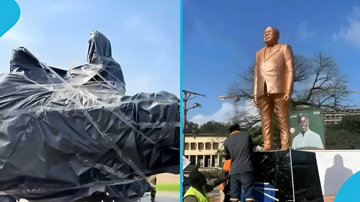 New monument emerges at site of Akufo-Addo statue near Effia Nkwanta Regional Hospital