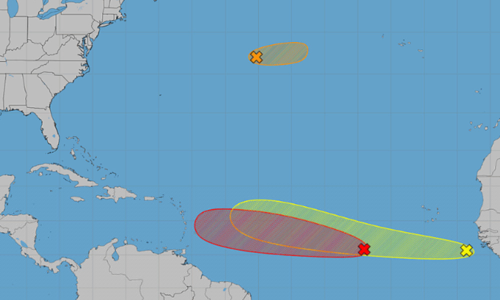 Tropical depression likely to form in Atlantic within days