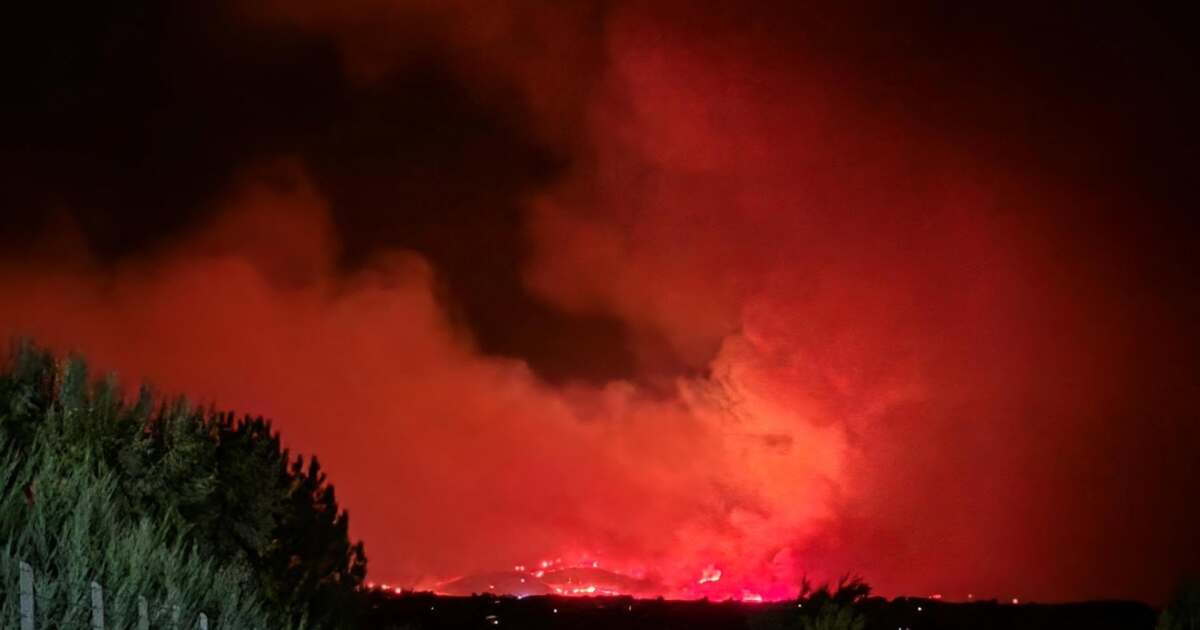 High temps and drought fuel dozens of fires across the West, including near Reno, Nevada