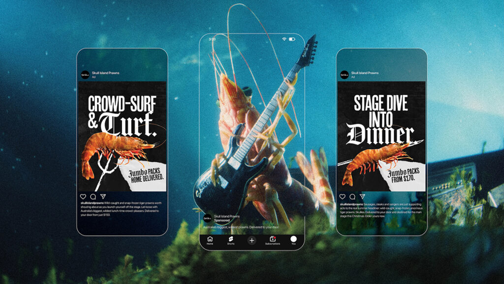Skull Island Prawns cranks up the volume in new ‘Eat the Wild’ campaign via Bonfire, Perth