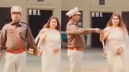 Jharkhand Cop In Trouble For Making Reel With Wife Outside Police Station [Watch]