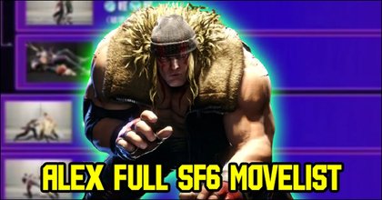 Alex's full movelist revealed for Street Fighter 6 and translated