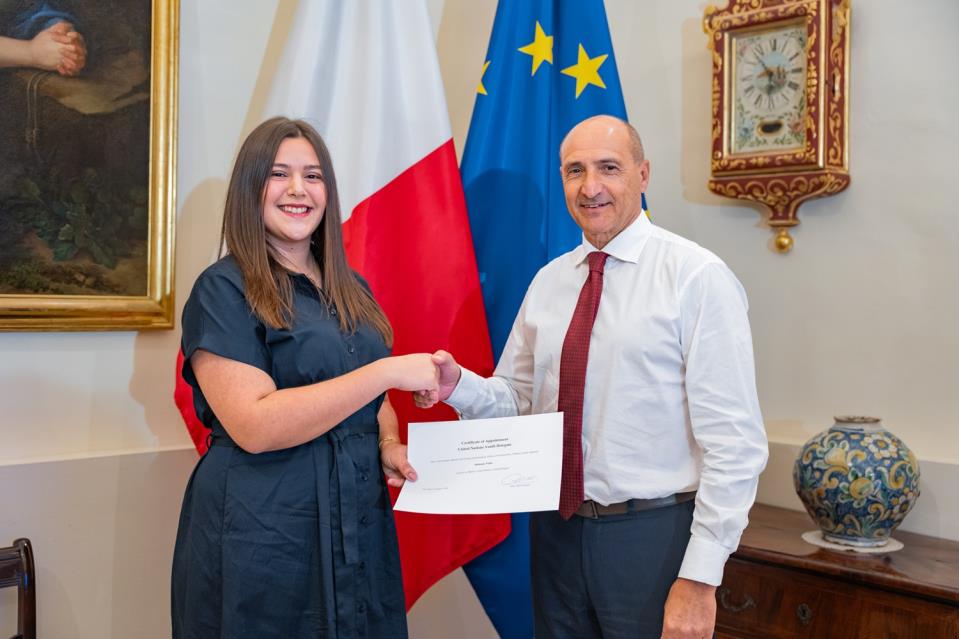 Julianne Vella appointed Malta's new UN Youth Delegate