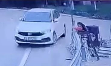 Yer: İnkaya civarı! Daha önce 6 aracın kaza yaptığı yerde yine kaza oldu!