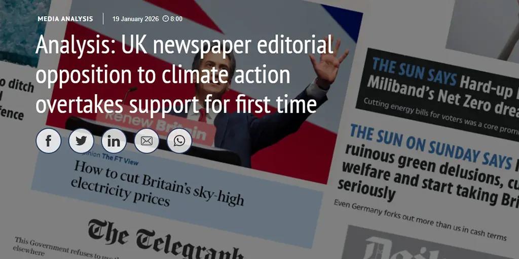 Facts Over Fear: Newspaper Editorial Shift shows Climate Realism Breakthrough in the UK