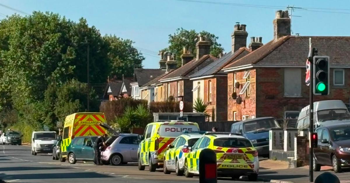 Emergency response to crash on main route
