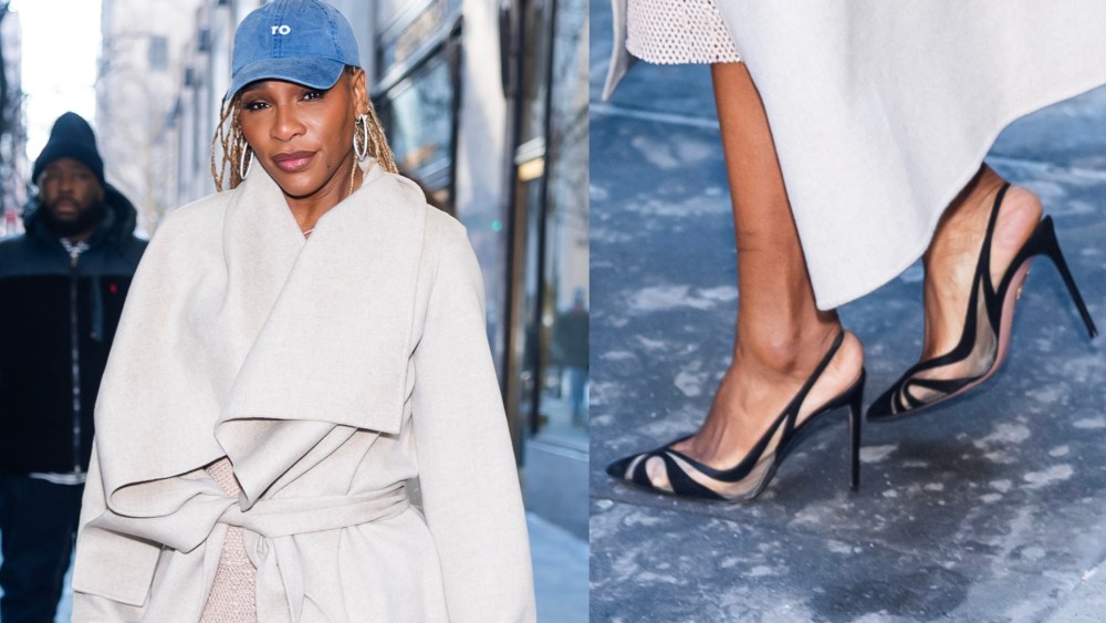 Serena Williams Pops on Meghan Markle’s Go-to Shoe Brand to Promote ‘The CEO Club’ in New York