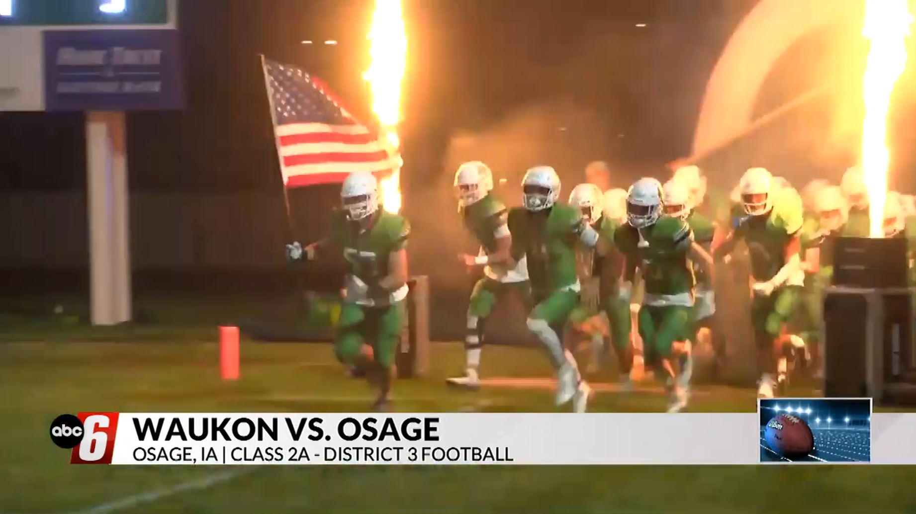 Osage FB handles Waukon on Homecoming, 47-20