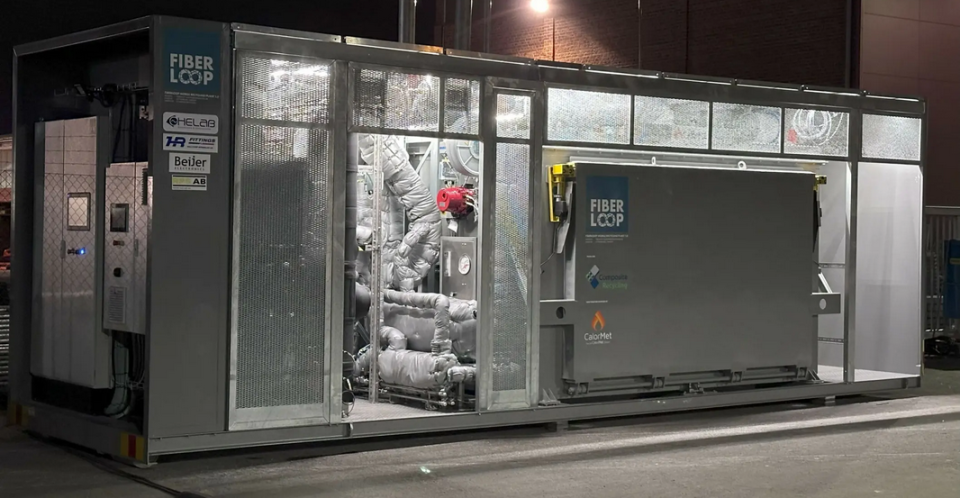 Gamle både bliver til ren glasfiber – 500 kilo ad gangen