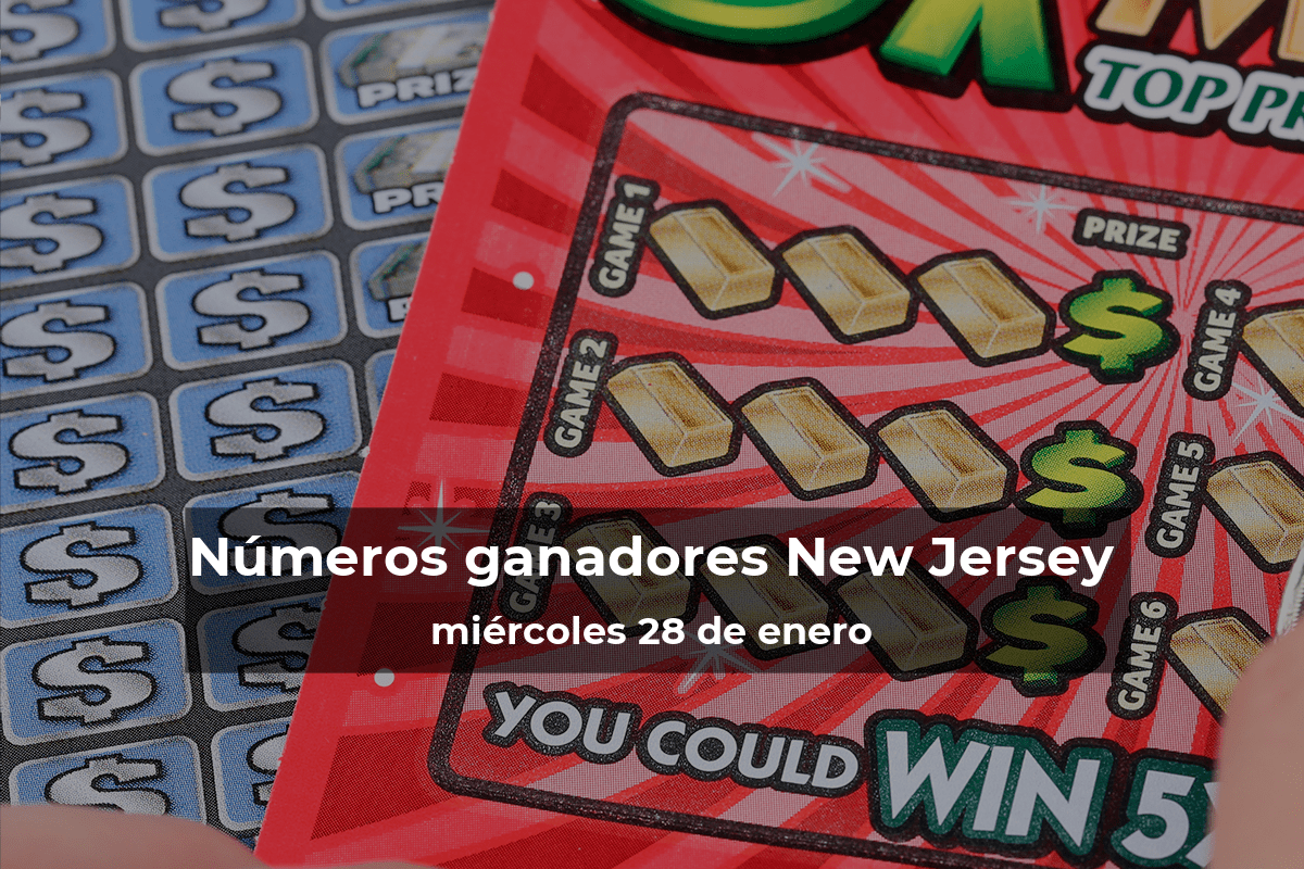 Lotería de Nueva Jersey en vivo: resultados y ganadores del miércoles 28 de enero de 2026