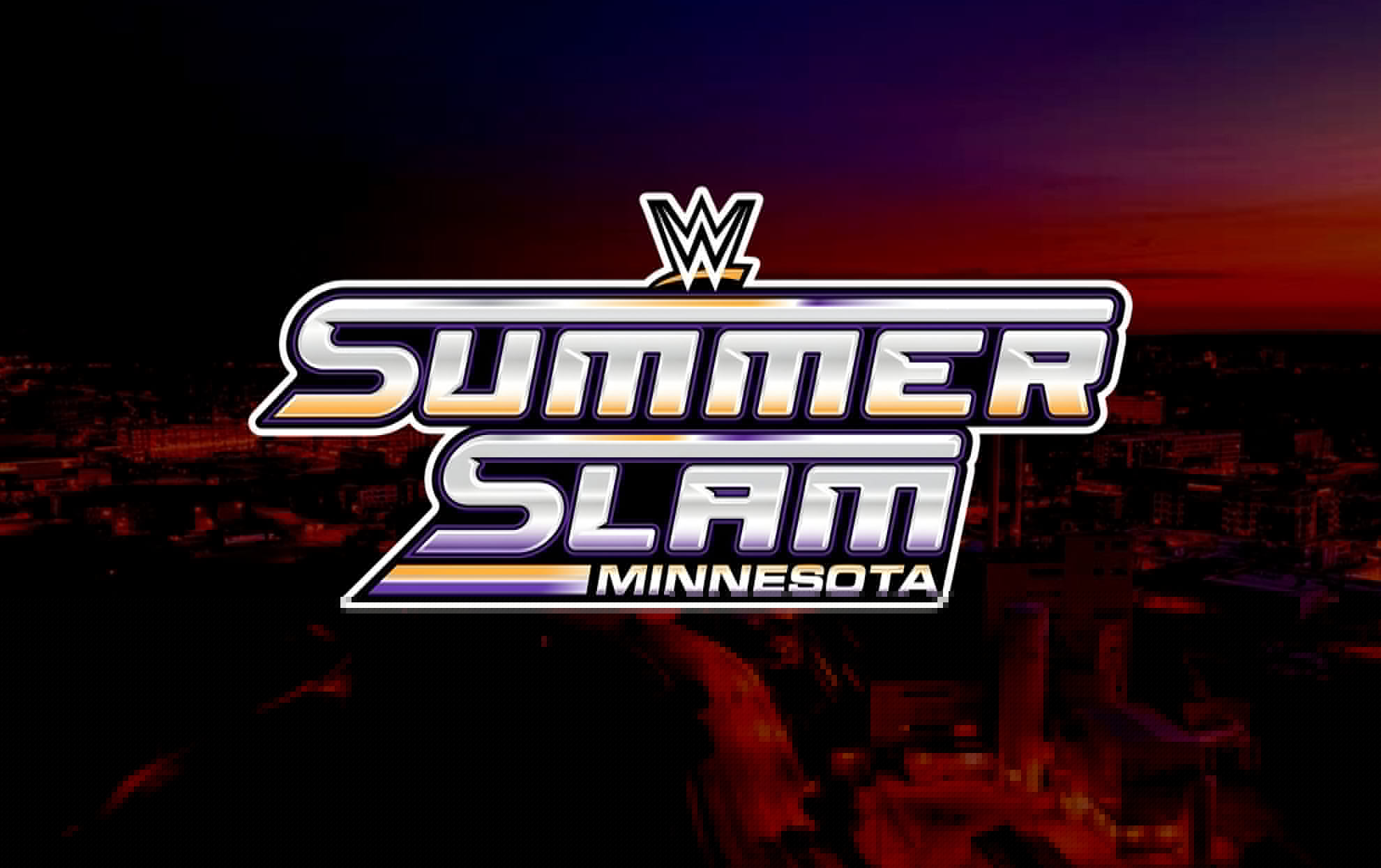 Updated look at WWE SummerSlam 2026 stage build in Minnesota