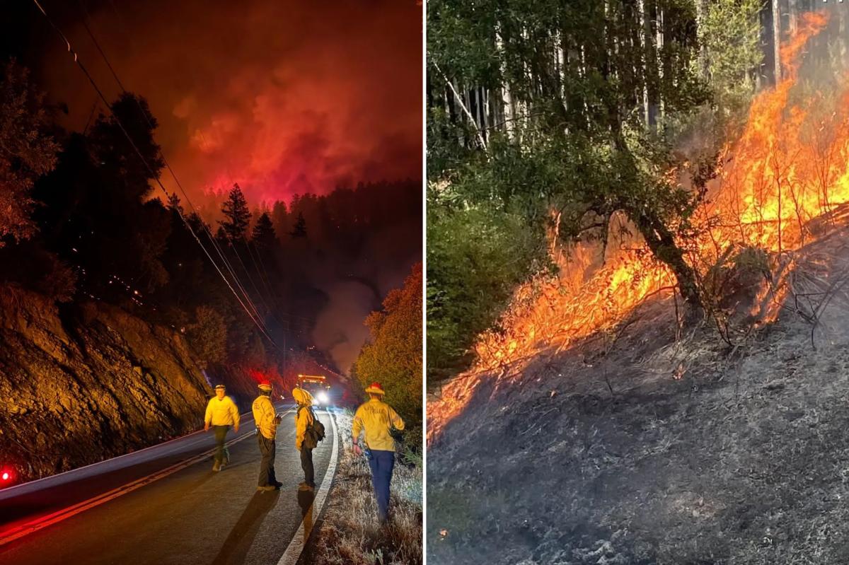 MP18 Fire forces evacuation warnings, Highway 96 closure near Hoopa