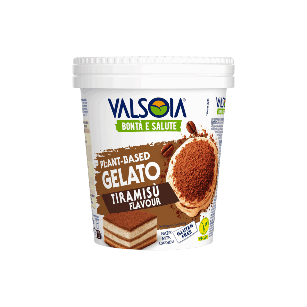 Valsoia Introduces Plant-Based Tiramisù Gelato and Salted Caramel Cone at ANUGA