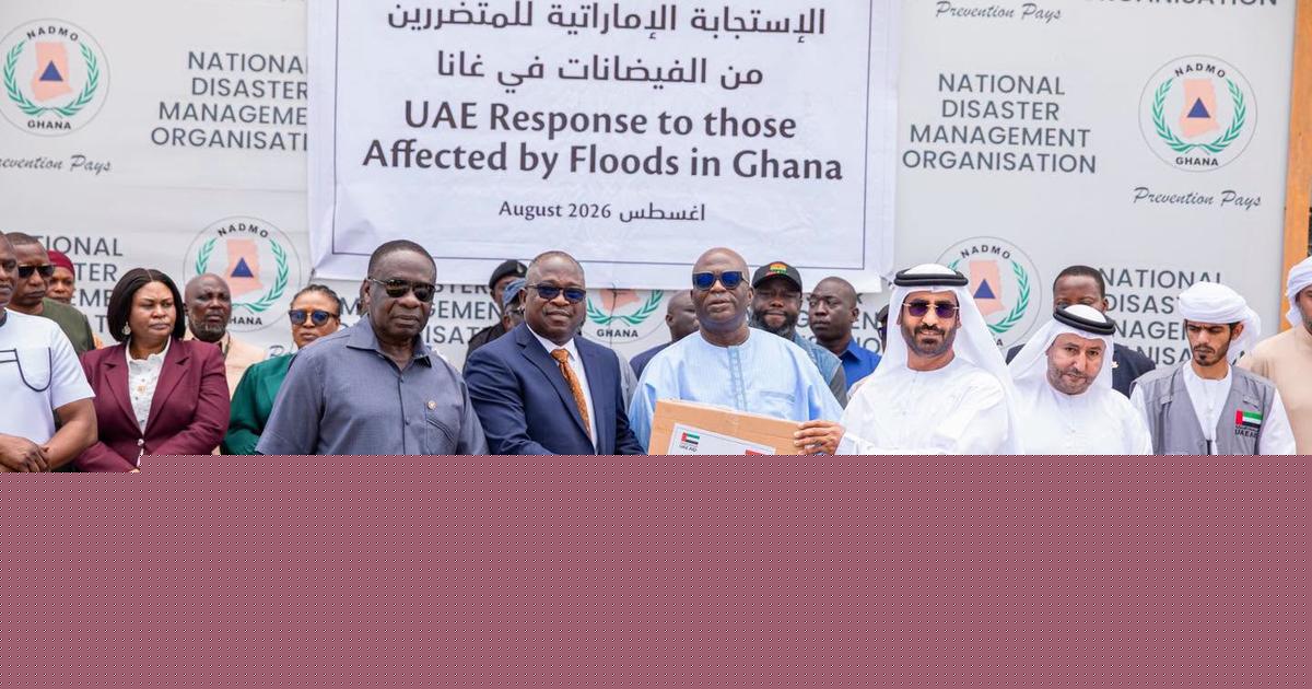 UAE donates US$1m relief items to June flood victims in Ghana