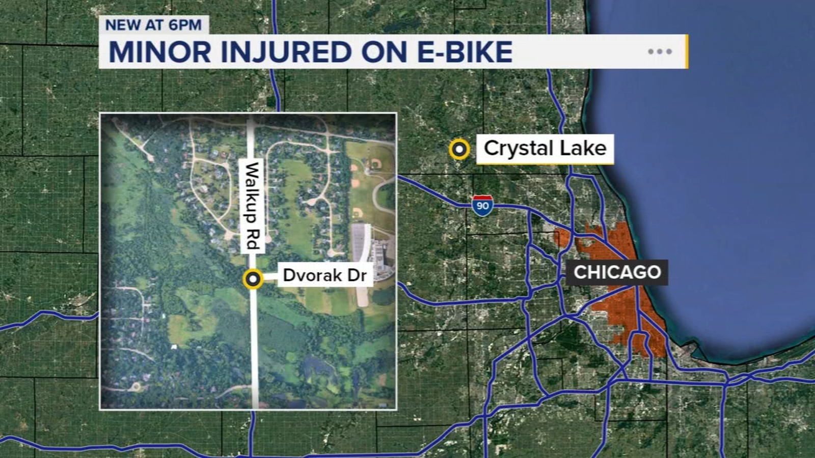 Child riding e-bike seriously injured in Crystal Lake crash, officials say