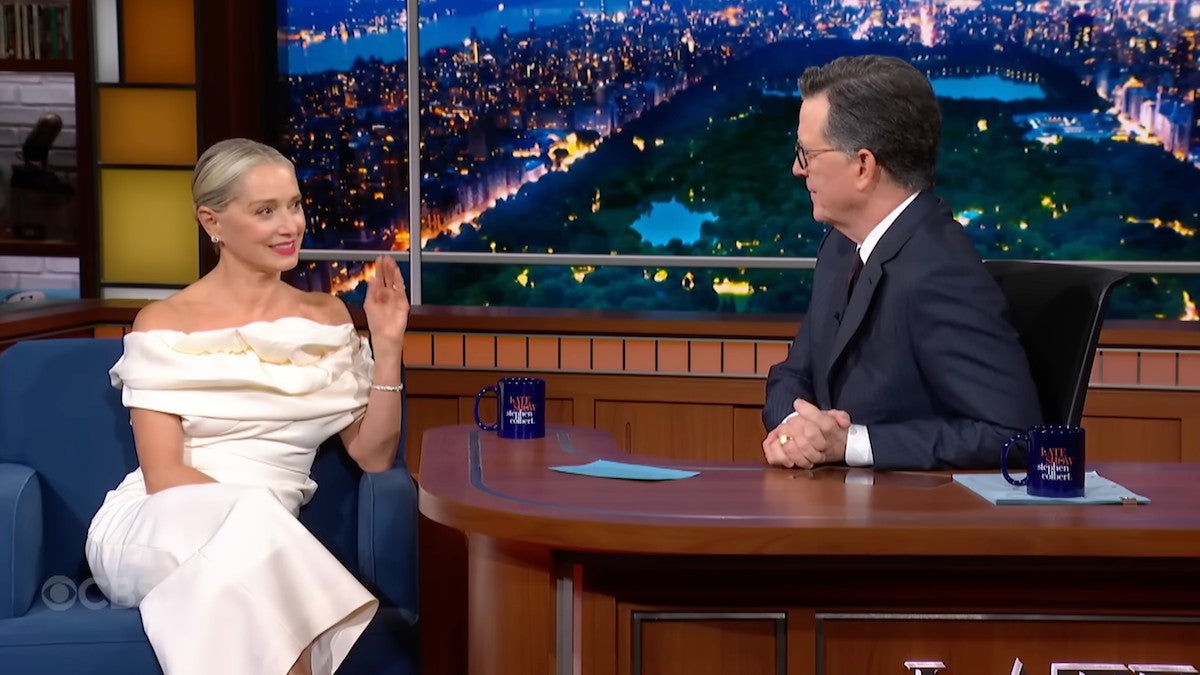 Katherine LaNasa Tears Up Remembering How Stephen Colbert Pulled Her From a Place ‘Riddled With Regret’ | Video