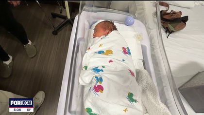 Hospital helps new family see baby in NICU during winter storm
