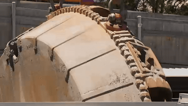 What happens to our metro tunnel boring machines when they hit the end of the line?